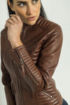 Jasmine-Moto l Noir - Cuir Dimitri